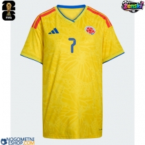 Ženski Nogometni dresi Kolumbija Luis Diaz #7 Domači SP 2026 Kratek Rokav
